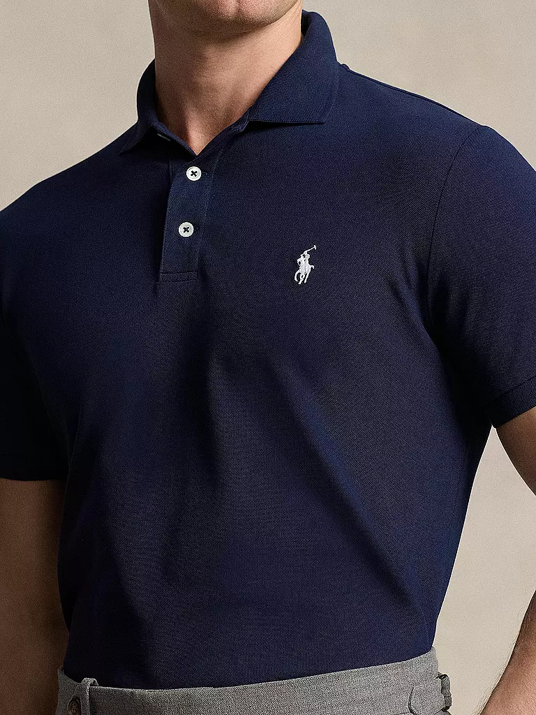 POLO RALPH LAUREN | Poloshirt Custom Slim Fit | Bleu foncé
