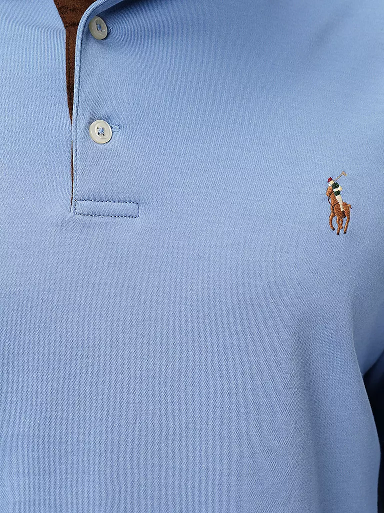 POLO RALPH LAUREN | Poloshirt Custom Slim Fit | Bleu clair