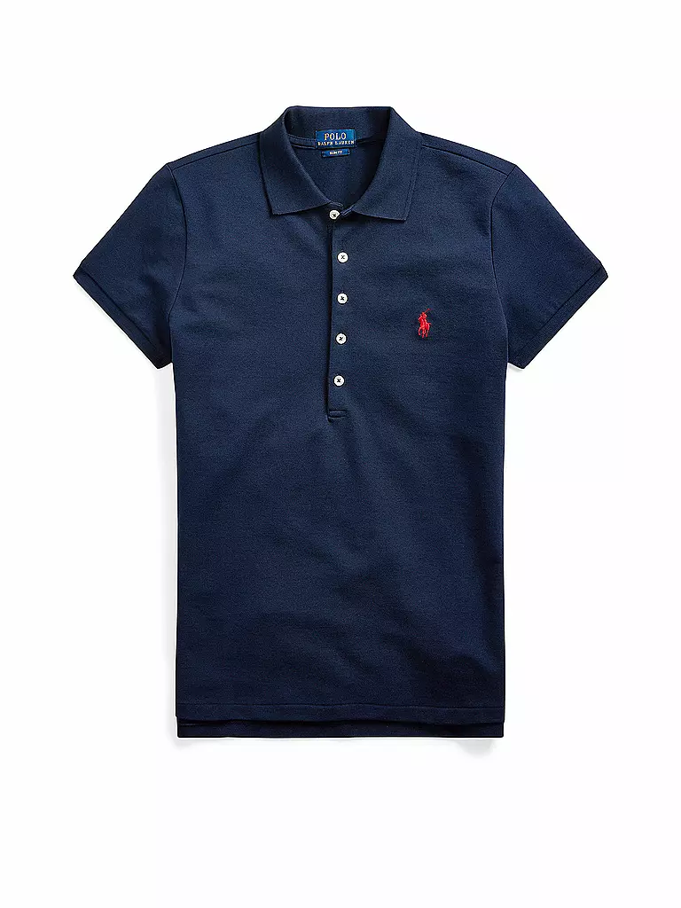 POLO RALPH LAUREN | Poloshirt Slim Fit JULIE | dunkelblau