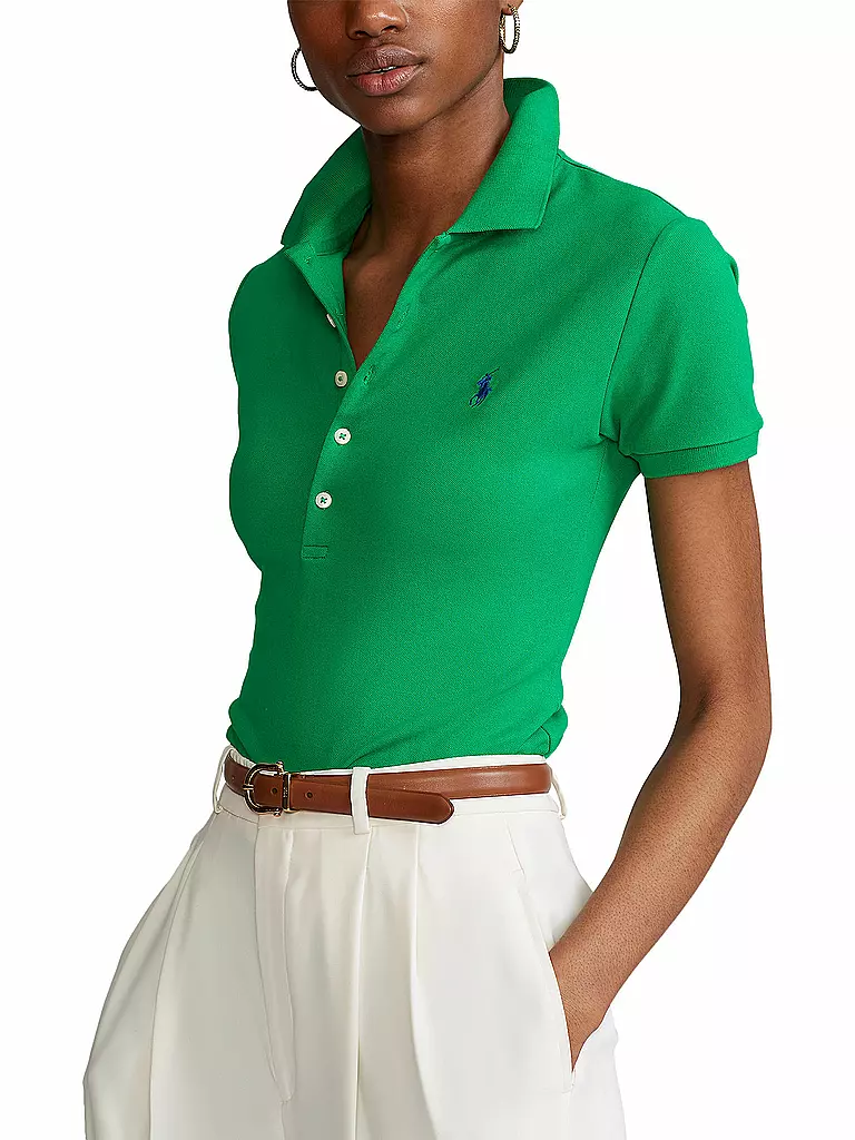 POLO RALPH LAUREN | Poloshirt Slim Fit JULIE | grün