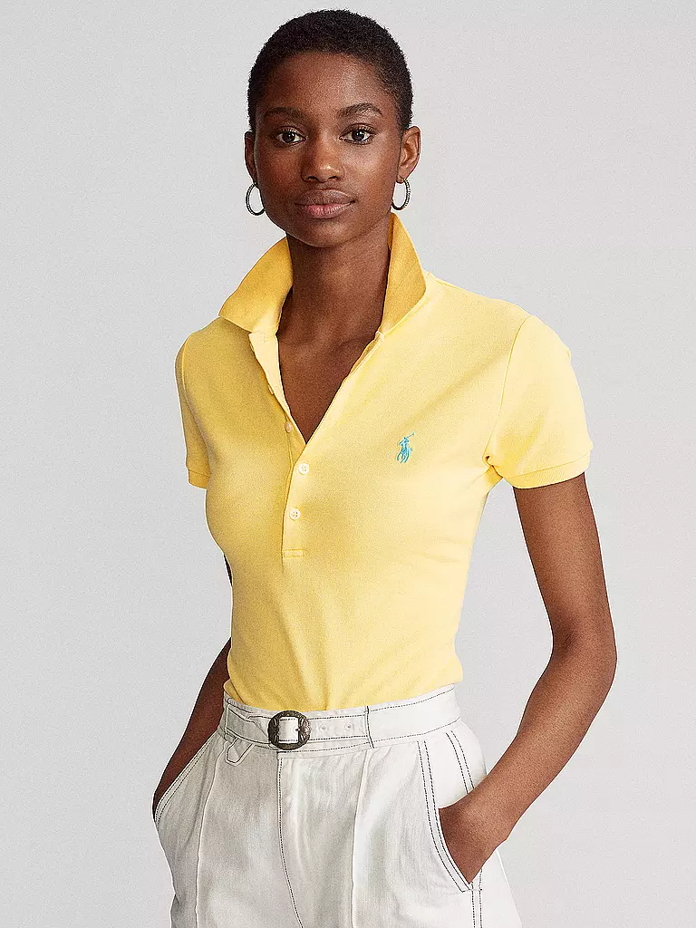 POLO RALPH LAUREN | Poloshirt Slim Fit JULIE | Jaune