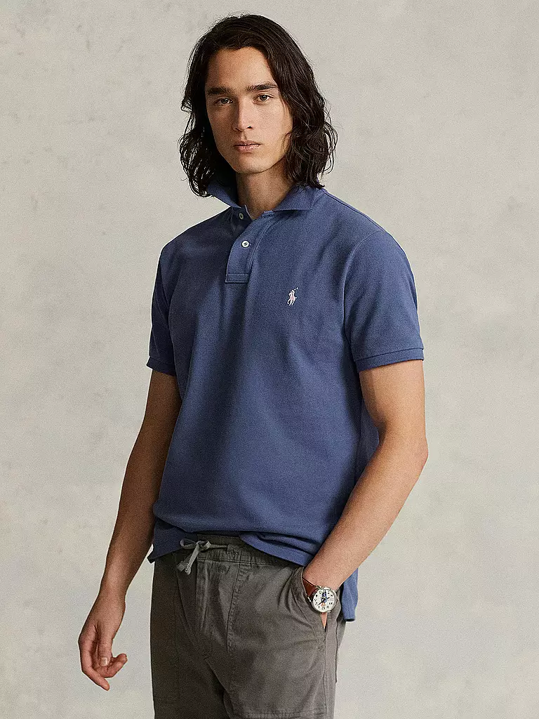 POLO RALPH LAUREN | Poloshirt Slim Fit | Bleu foncé