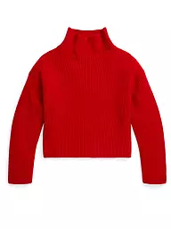POLO RALPH LAUREN | Pull à col roulé coupe courte | Rouge