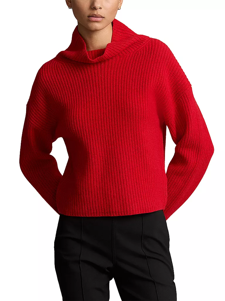 POLO RALPH LAUREN | Pull à col roulé coupe courte | 