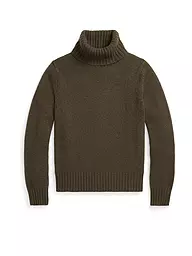 POLO RALPH LAUREN | Pull à col roulé coupe oversize | Olive