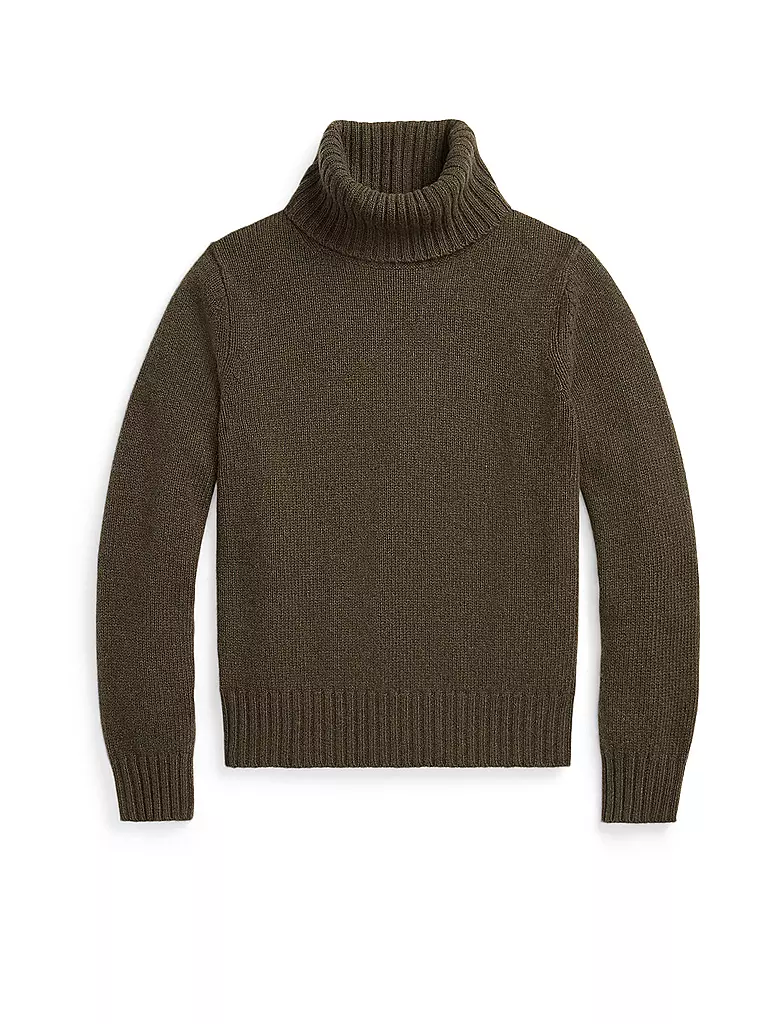 POLO RALPH LAUREN | Pull à col roulé coupe oversize | olive