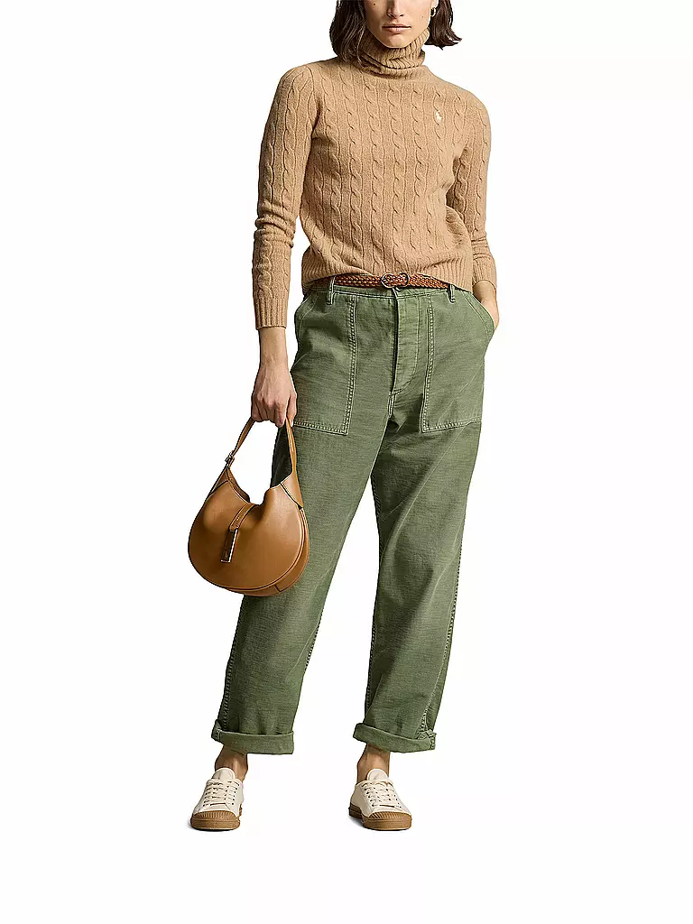 POLO RALPH LAUREN | Pull à col roulé | Camel