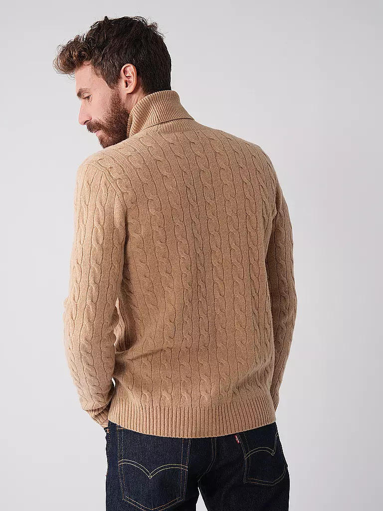 POLO RALPH LAUREN | Pull à col roulé | camel