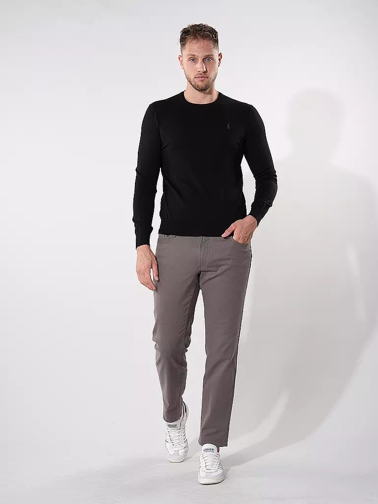 POLO RALPH LAUREN | Pull Coupe Slim | schwarz