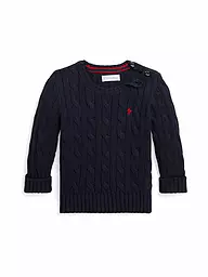 POLO RALPH LAUREN | Pull pour bébé | Bleu foncé