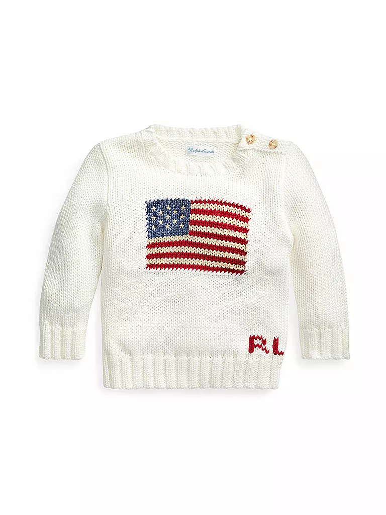 POLO RALPH LAUREN | Pull pour bébé | Blanc