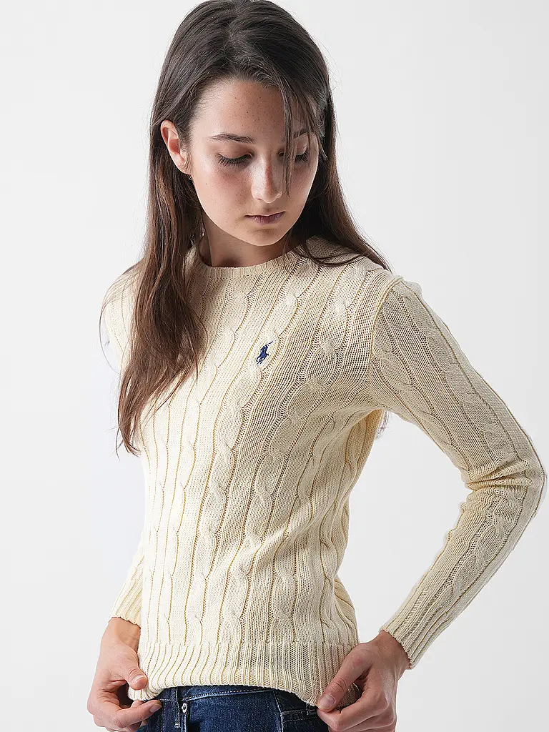 POLO RALPH LAUREN | Pull Slim Fit JULIANNA | creme