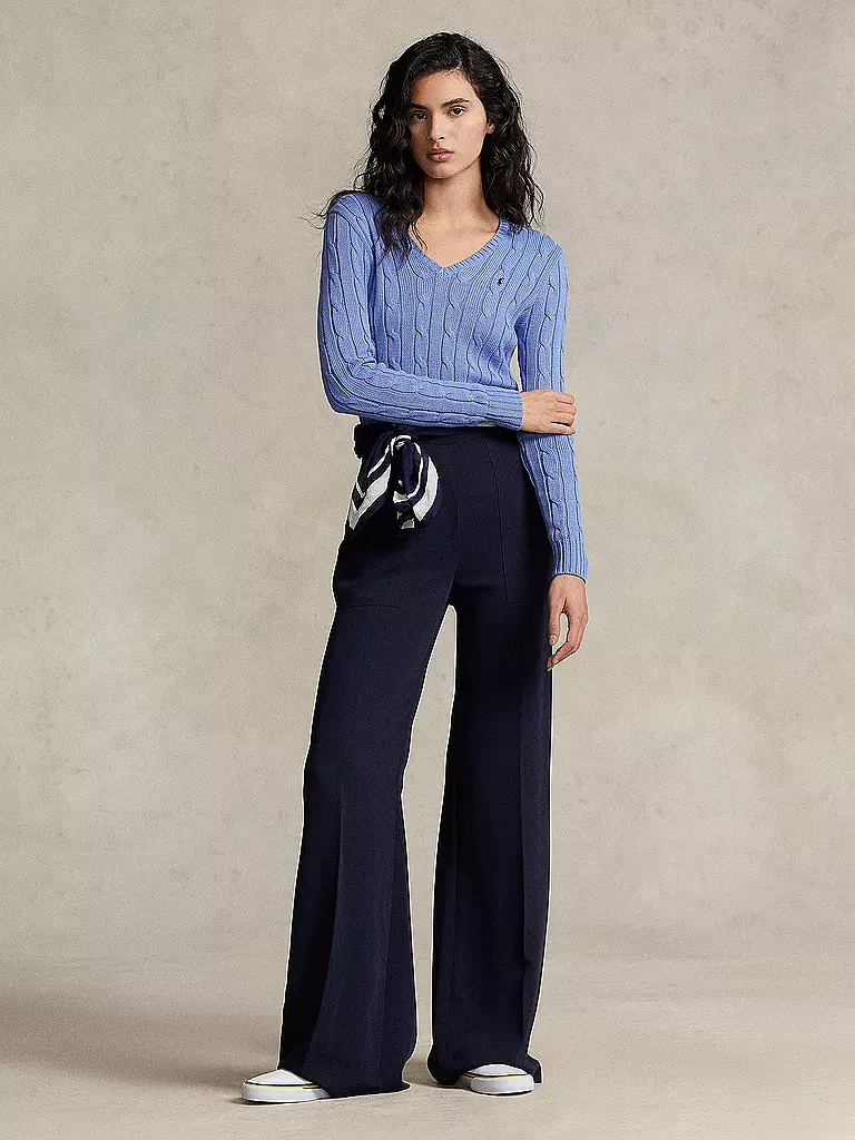 POLO RALPH LAUREN | Pull Slim Fit KIMBERLY | Bleu