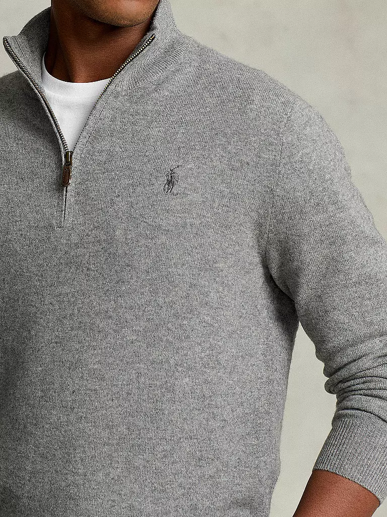 POLO RALPH LAUREN | Pull Troyer coupe classique | hellgrau