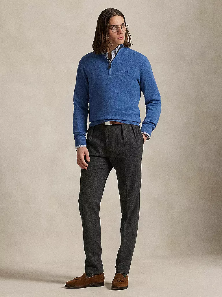 POLO RALPH LAUREN | Pull Troyer | blau