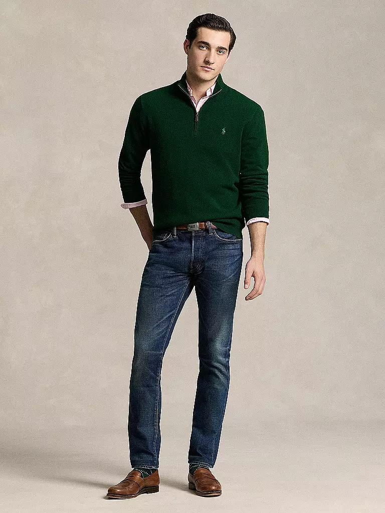 POLO RALPH LAUREN | Pull Troyer | dunkelgrün