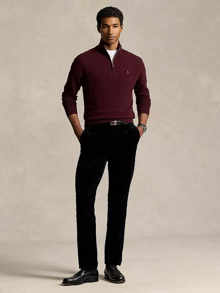 POLO RALPH LAUREN | Pull Troyer | dunkelrot