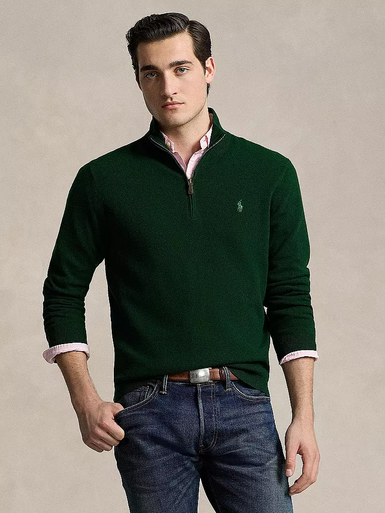 POLO RALPH LAUREN | Pull Troyer | dunkelgrün