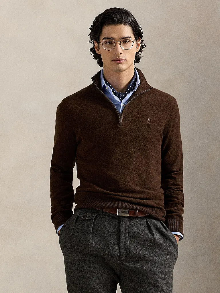 POLO RALPH LAUREN | Pull Troyer | braun