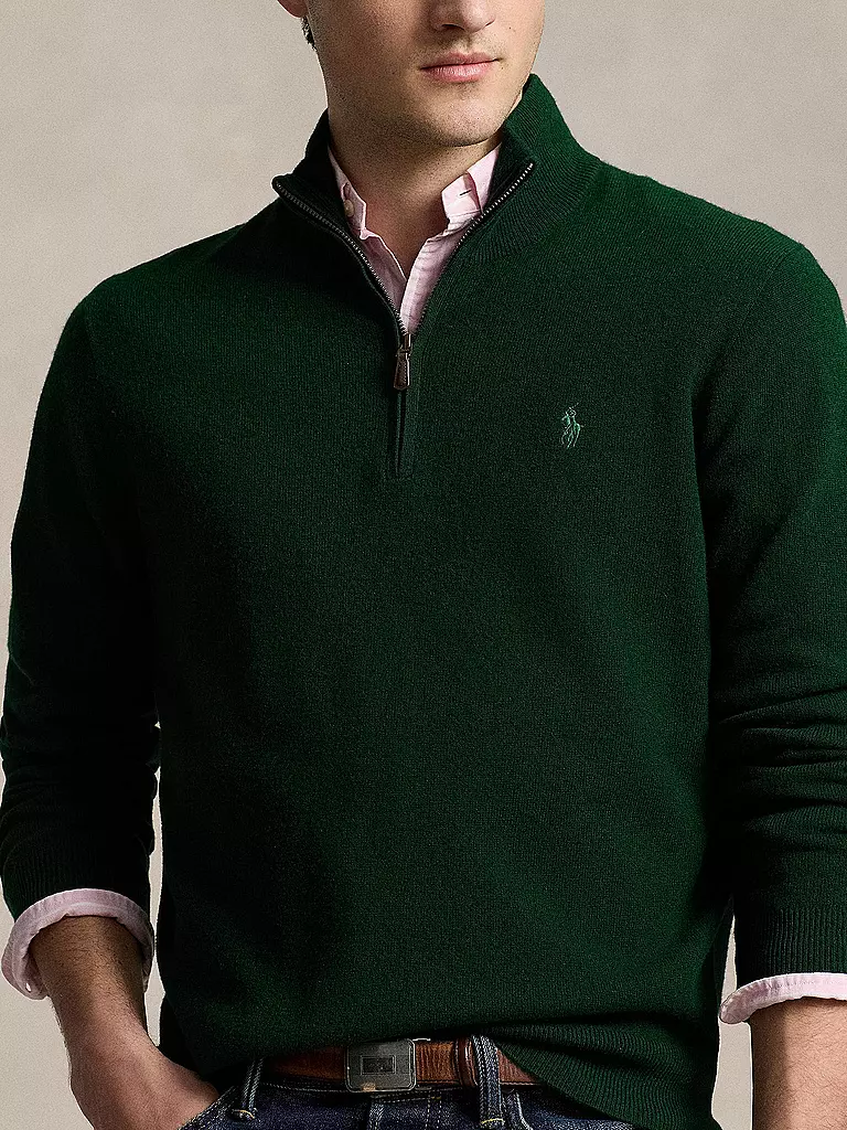 POLO RALPH LAUREN | Pull Troyer | dunkelgrün