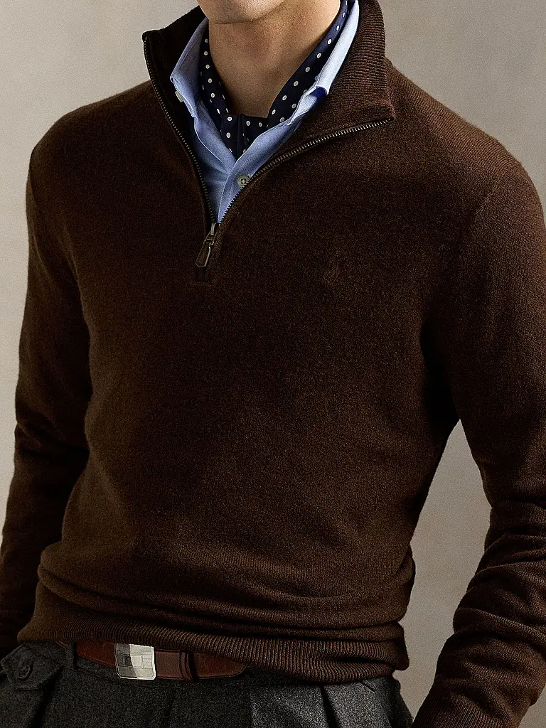 POLO RALPH LAUREN | Pull Troyer | braun