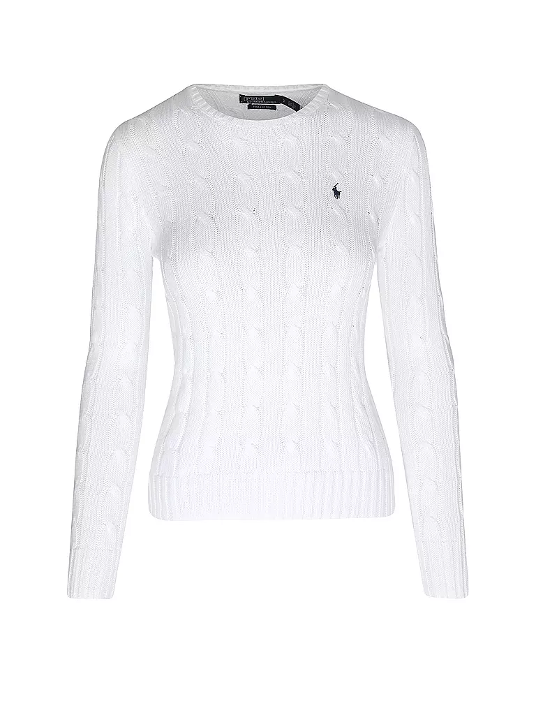 POLO RALPH LAUREN | Pullover Coupe Slim JULIANNA | weiss