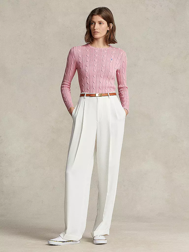 POLO RALPH LAUREN | Pullover Coupe Slim JULIANNA | rosa
