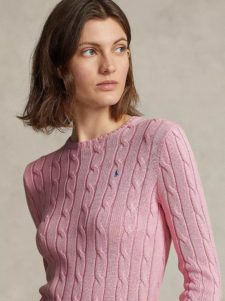 POLO RALPH LAUREN | Pullover Coupe Slim JULIANNA | rosa