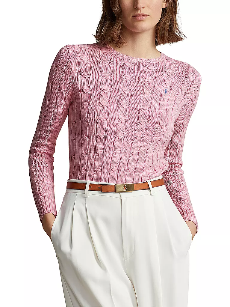 POLO RALPH LAUREN | Pullover Coupe Slim JULIANNA | rosa