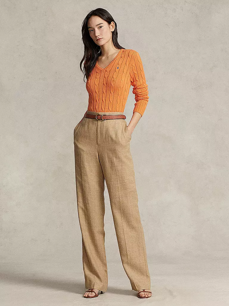 POLO RALPH LAUREN | Pullover Slim Fit KIMBERLY | Orange