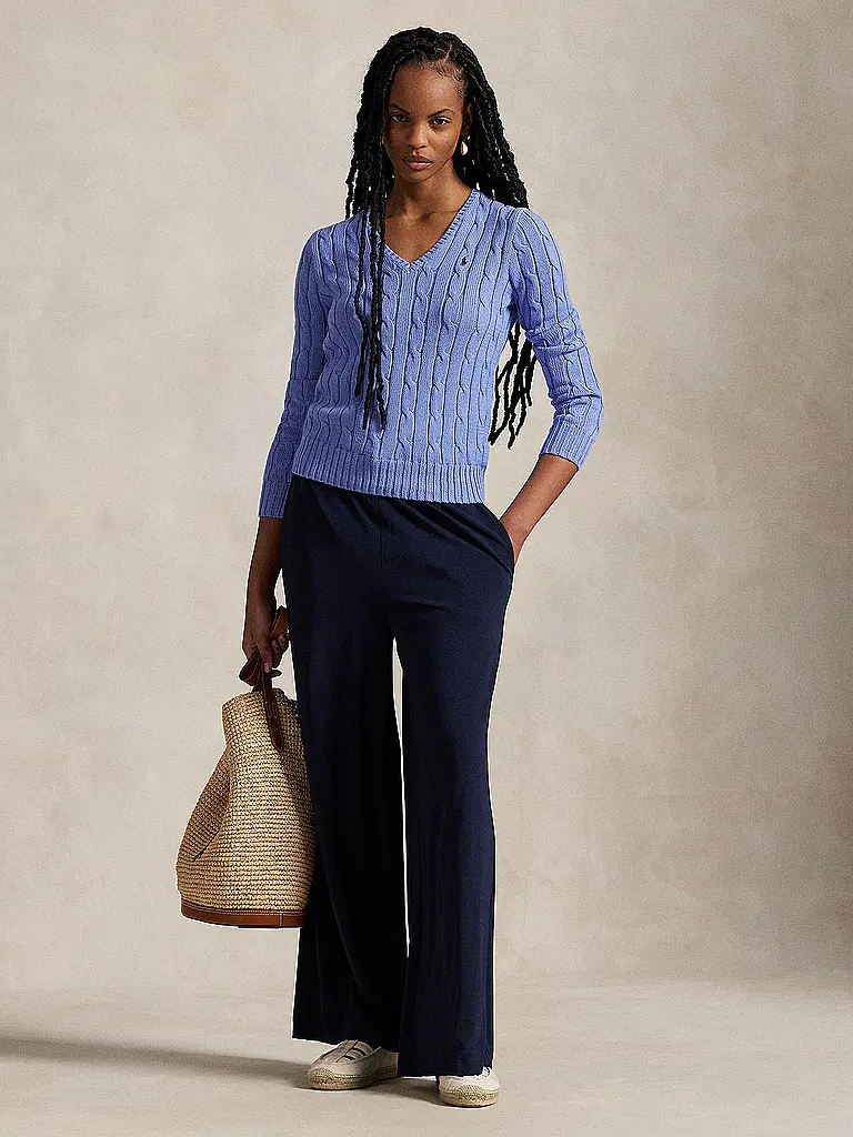 POLO RALPH LAUREN | Pullover Slim Fit KIMBERLY | Bleu clair