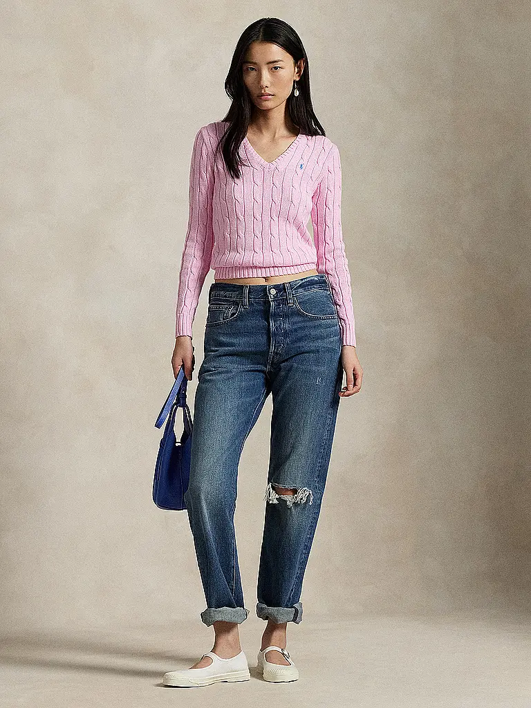 POLO RALPH LAUREN | Pullover Slim Fit KIMBERLY | Rose