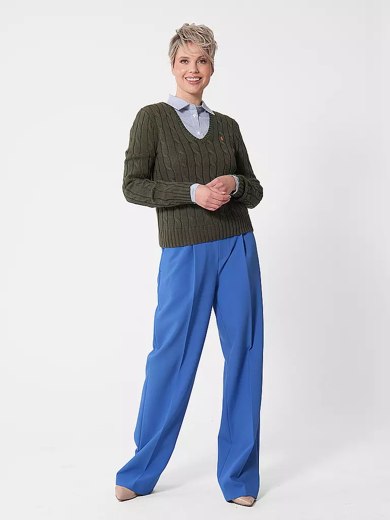 POLO RALPH LAUREN | Pullover Slim Fit KIMBERLY | Olive