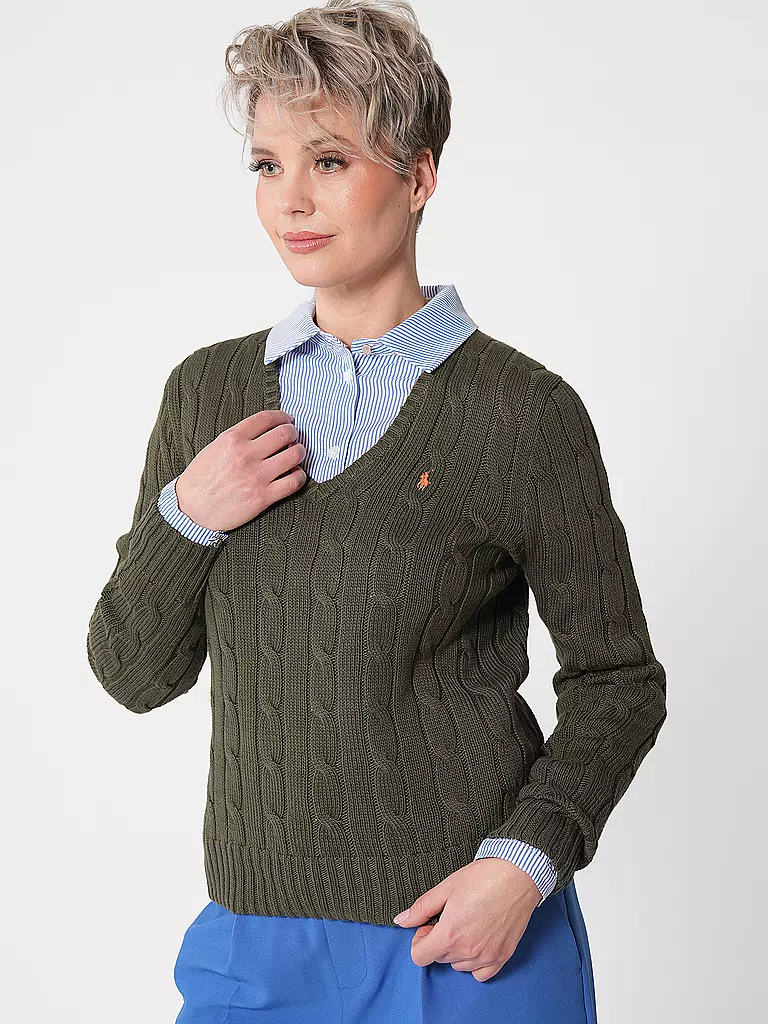 POLO RALPH LAUREN | Pullover Slim Fit KIMBERLY | Olive