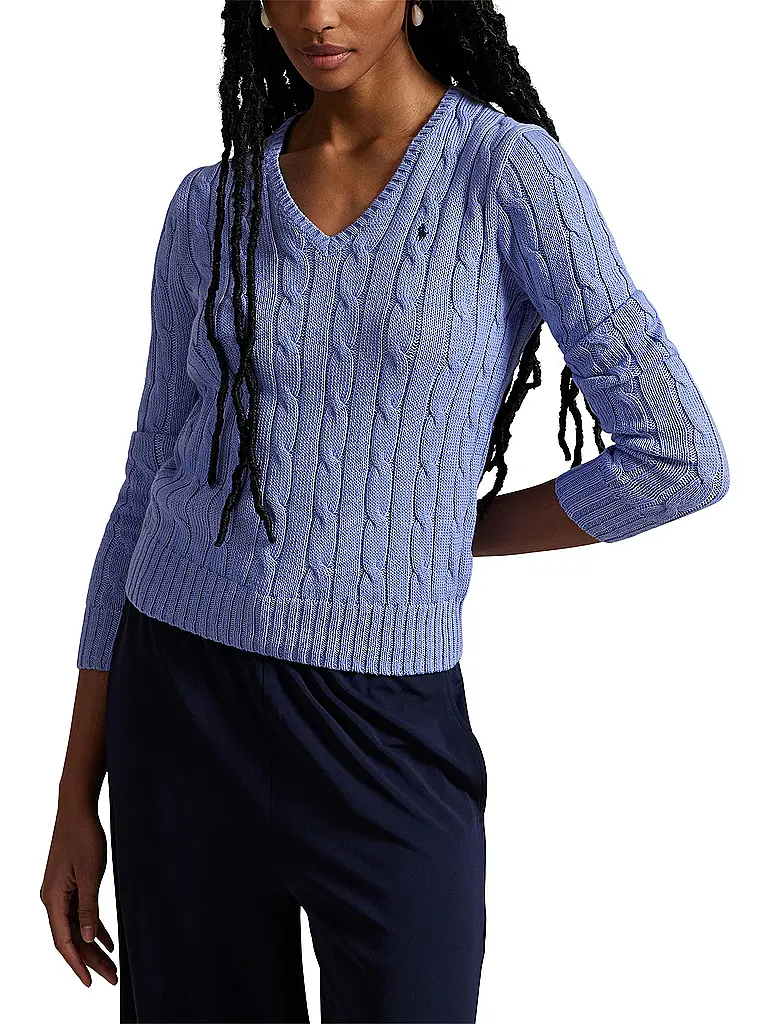 POLO RALPH LAUREN | Pullover Slim Fit KIMBERLY | Bleu clair