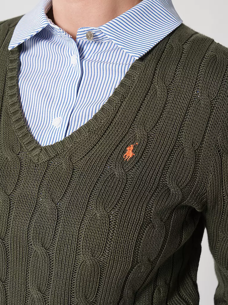 POLO RALPH LAUREN | Pullover Slim Fit KIMBERLY | Olive