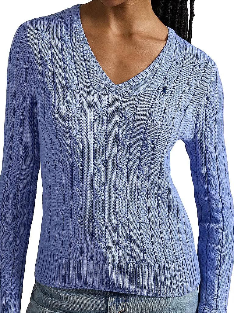 POLO RALPH LAUREN | Pullover Slim Fit KIMBERLY | Bleu clair