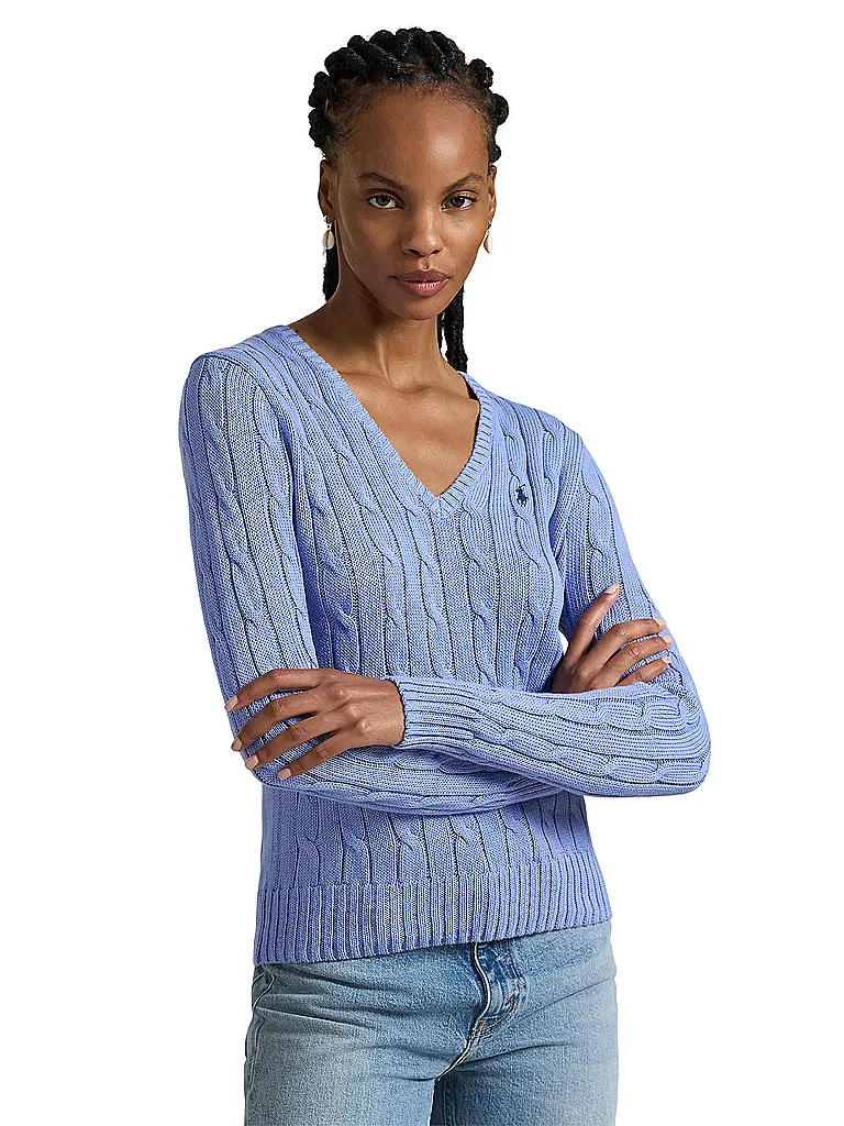 POLO RALPH LAUREN | Pullover Slim Fit KIMBERLY | Bleu clair