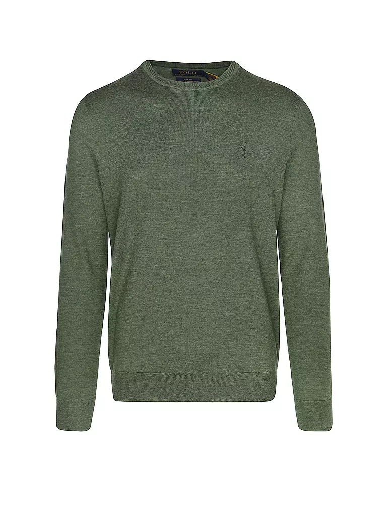POLO RALPH LAUREN | Pullover Slim Fit | Olive