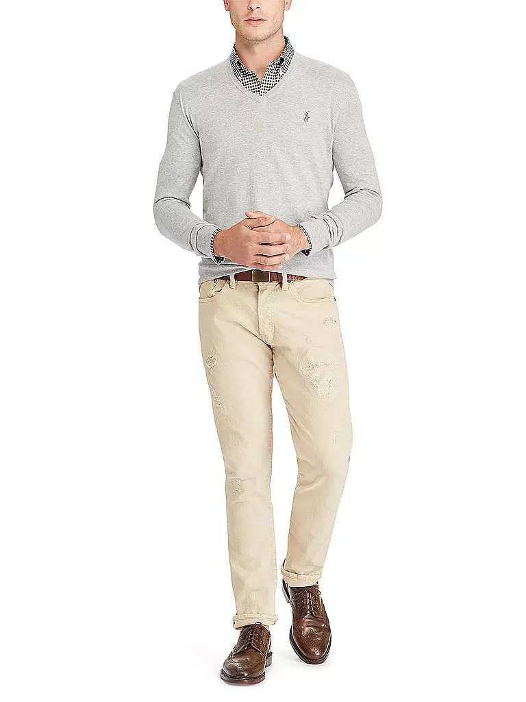 POLO RALPH LAUREN | Pullover Slim Fit | Gris