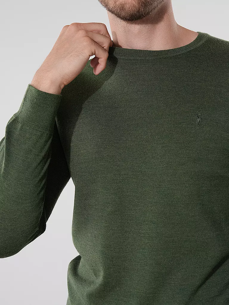 POLO RALPH LAUREN | Pullover Slim Fit | Olive