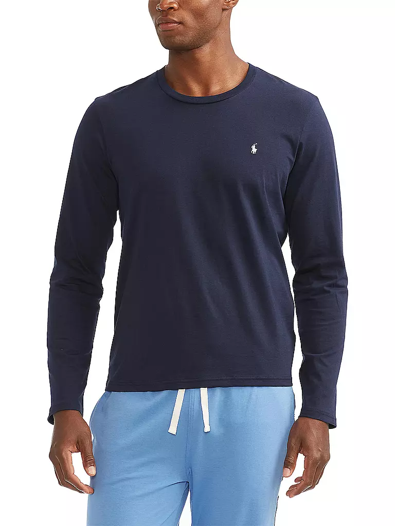 POLO RALPH LAUREN | Pyjama T-shirt à manches longues Cruise Navy | Bleu