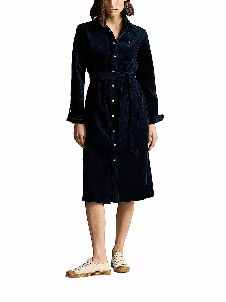 POLO RALPH LAUREN | Robe midi | Bleu foncé