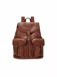 POLO RALPH LAUREN | Sac à dos en cuir | Marron