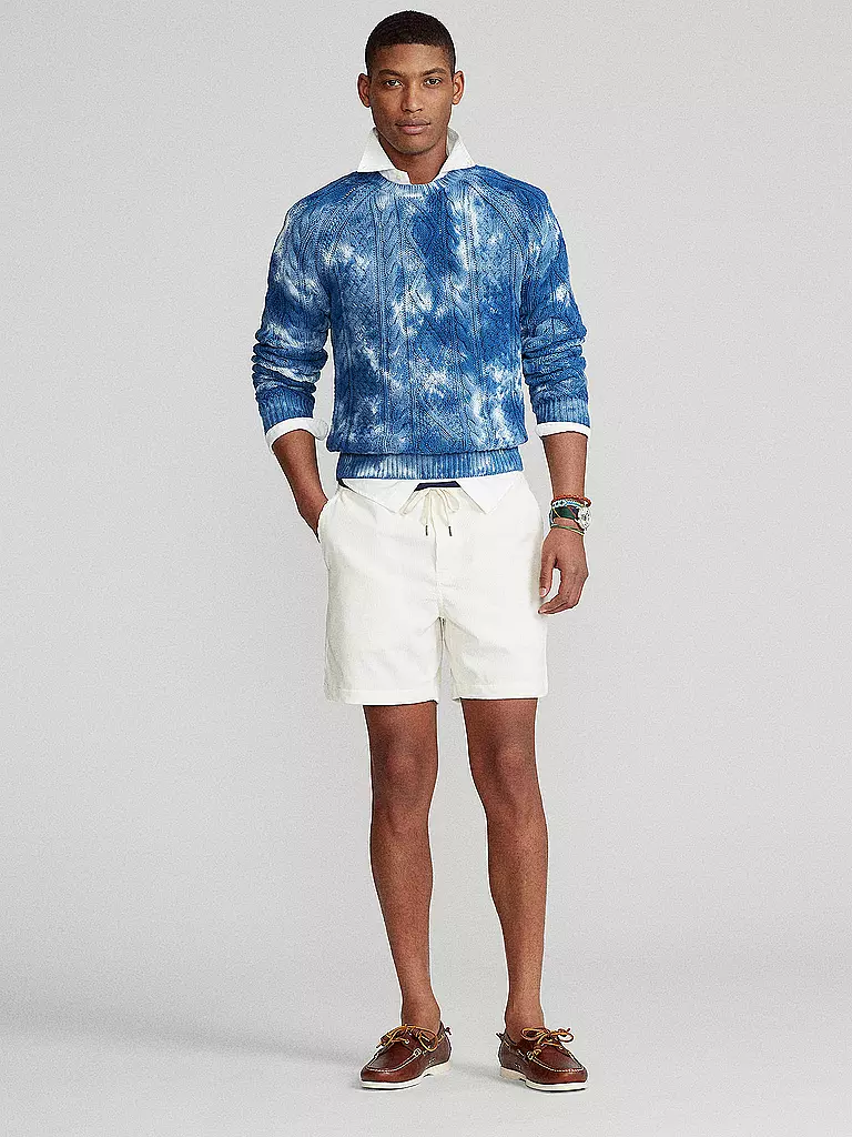 POLO RALPH LAUREN | Shorts en velours côtelé | Blanc