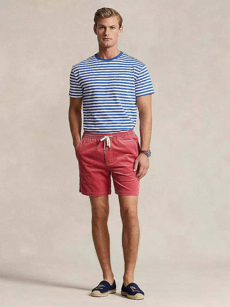 POLO RALPH LAUREN | Shorts en velours côtelé | Rouge
