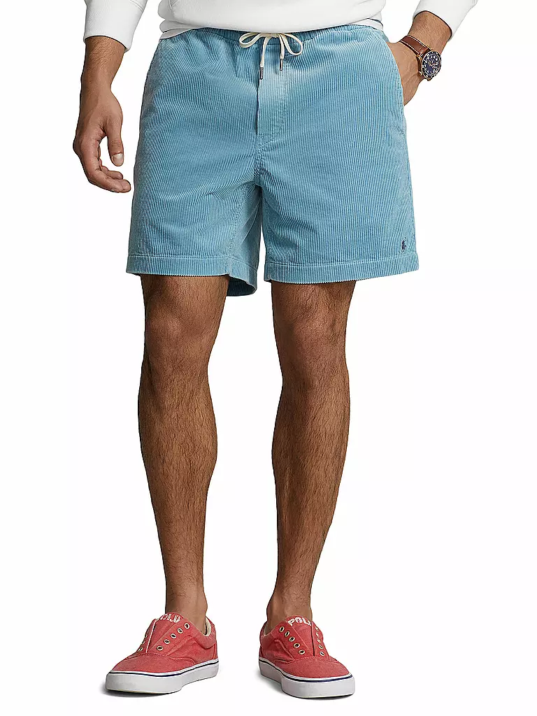POLO RALPH LAUREN | Shorts en velours côtelé | Bleu clair