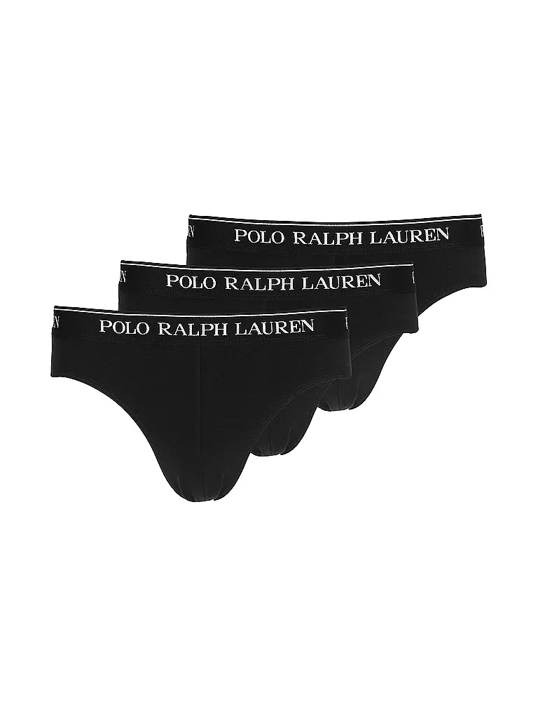 POLO RALPH LAUREN | Slip lot de 3 noir | Noir
