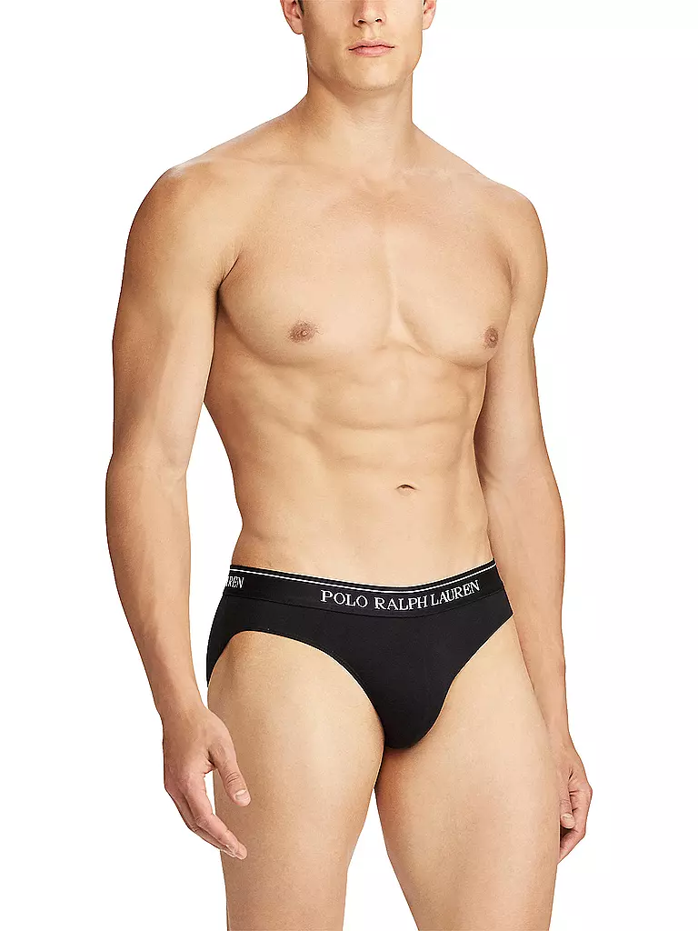 POLO RALPH LAUREN | Slip lot de 3 noir | Noir