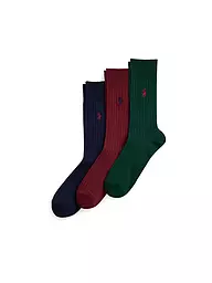 POLO RALPH LAUREN | Socken 3er Pkg. navy multi | Bleu foncé
